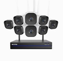 Kit de 8 Camera de surveillance ANNKE WS800 Neuf+1To HDD