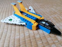 LEGO Creator # 31042  Flugzeug Jet mit 3 Anleitungen