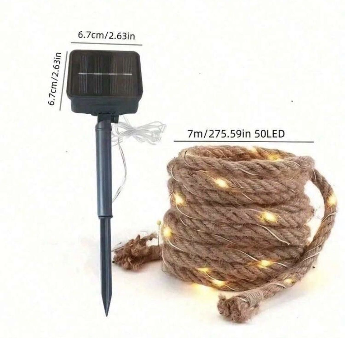 Ghirlande e barre luminose: Solar Seil Lichterkette LED – Nuovo e nell'imballaggio originale da Emmenbrücke venduto da ShopDirect 5