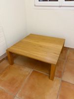 Massiver Couchtisch / Sofatisch aus Kernbuche – 80 x 80 cm