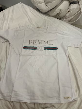 Double Agent White "Femme" Tee Shirt, Size XXS, Summer!