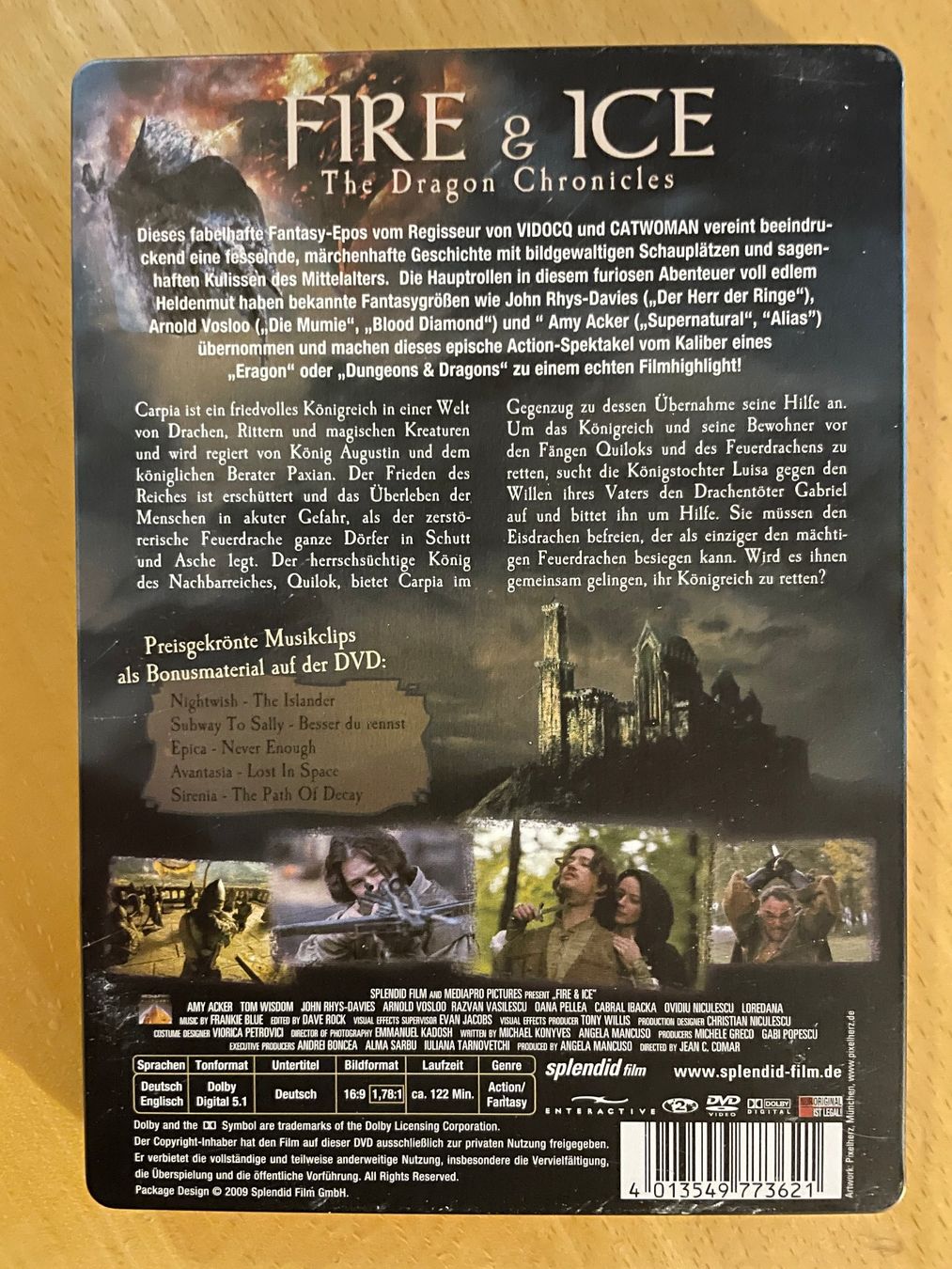 Alle DVDs: Steelbook DVD Fire & Ice: The Dragon Chronicles – Gebraucht aus Affeltrangen von Mowgli_123 2