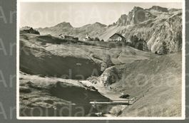 AK sw Crasta GR Fex, mit Piz Lagrev, Engadin ≈ 1955