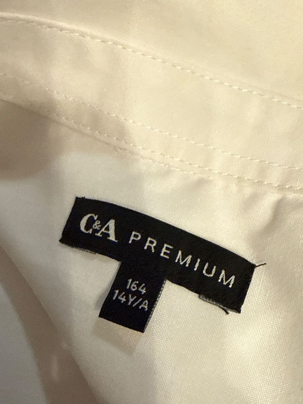 C&A Camicie, T-shirt & Polo: Weisses Kinder Langarm-Hemd von C&A Gr.164 – Usato da Schönenwerd venduto da d.chiara 4