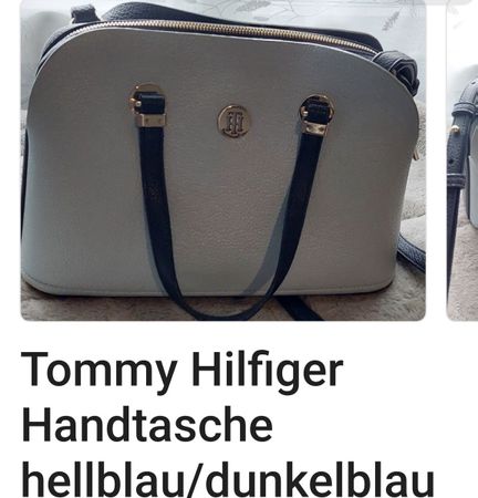 Tommy Hilfiger Handtasche, blau Töne, Top Zustand!