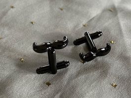 Manschettenknöpfe Schnauz Schnauzer Movember Barbier Schmuck