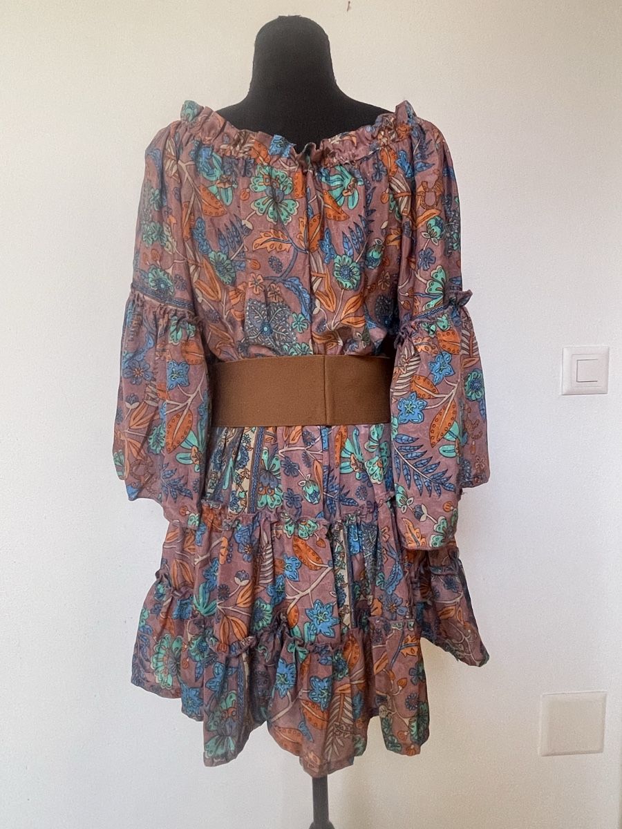 Vestiti: Boho Minikleid / Tunika mit Seide – Nuovo (secondo la descrizione) da Sigriswil venduto da ck56 8