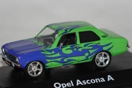 Opel Ascona A 1970-1975 "Tuning Version" hellgrün / blau