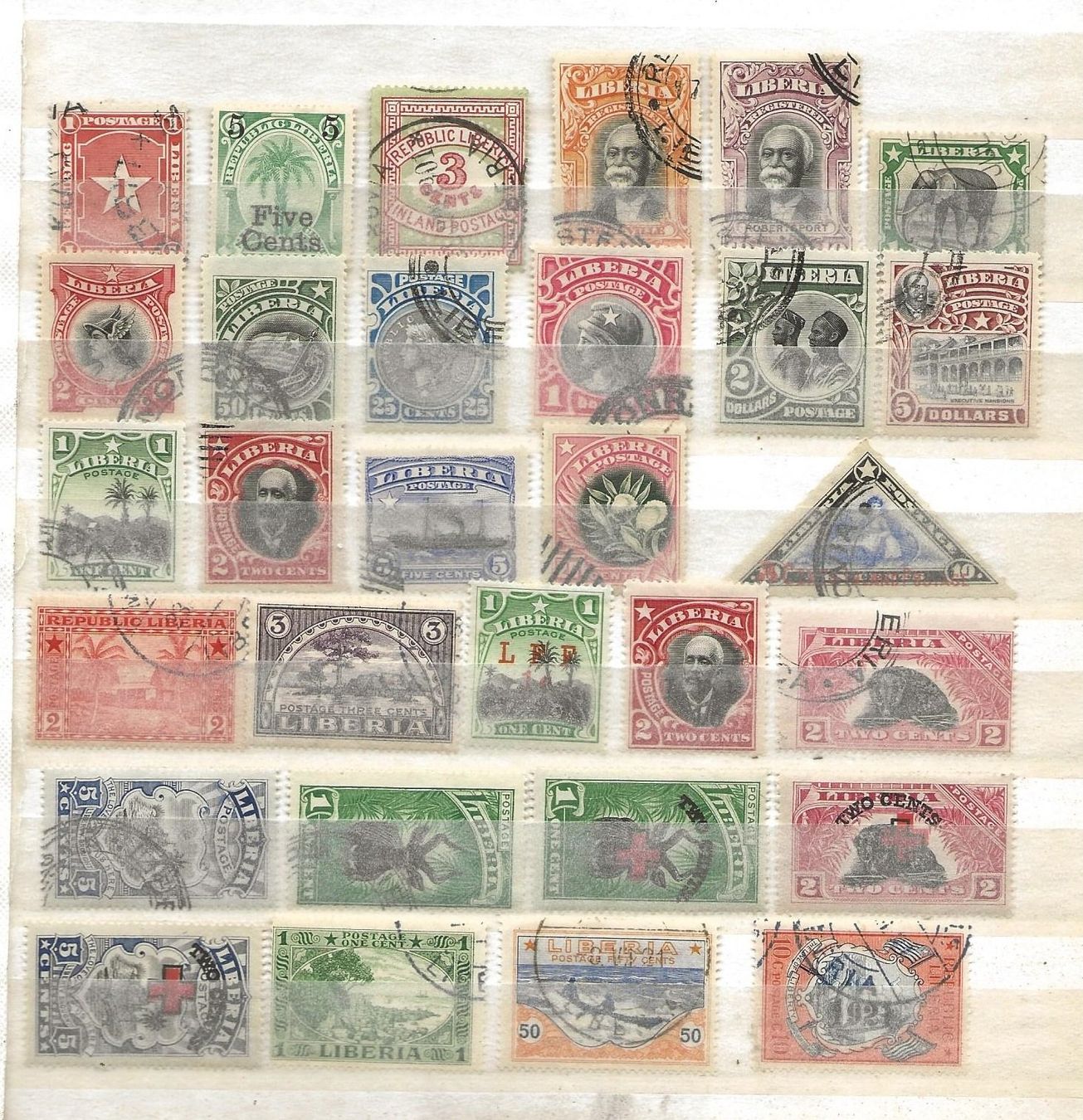 Tutti i francobolli: Liberia 1897 ... – Usato da Sion venduto da PierreP01