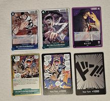 One Piece Bon Kurei Set 6 Karten 🃏🏴‍☠️✨
