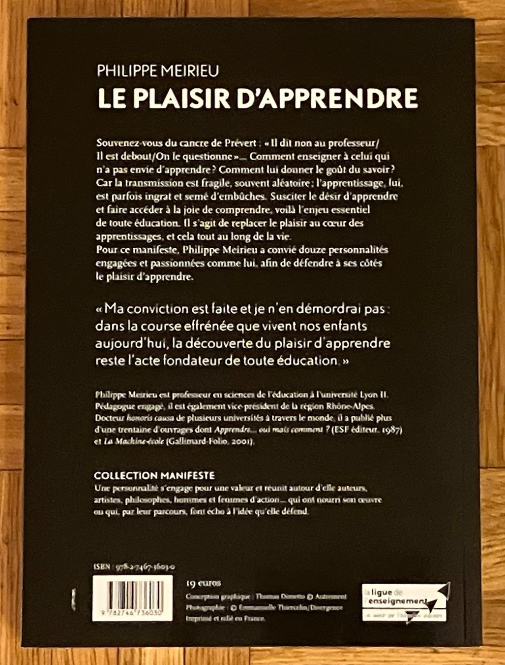 Libri: Le Plaisir d'Apprendre. Philippe Meirieu – Nuovo e nell'imballaggio originale da Chêne-Bougeries venduto da Vintage-Era 1