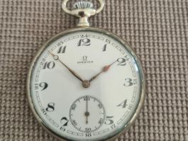 Omega Taschenuhr, 49 mm, läuft