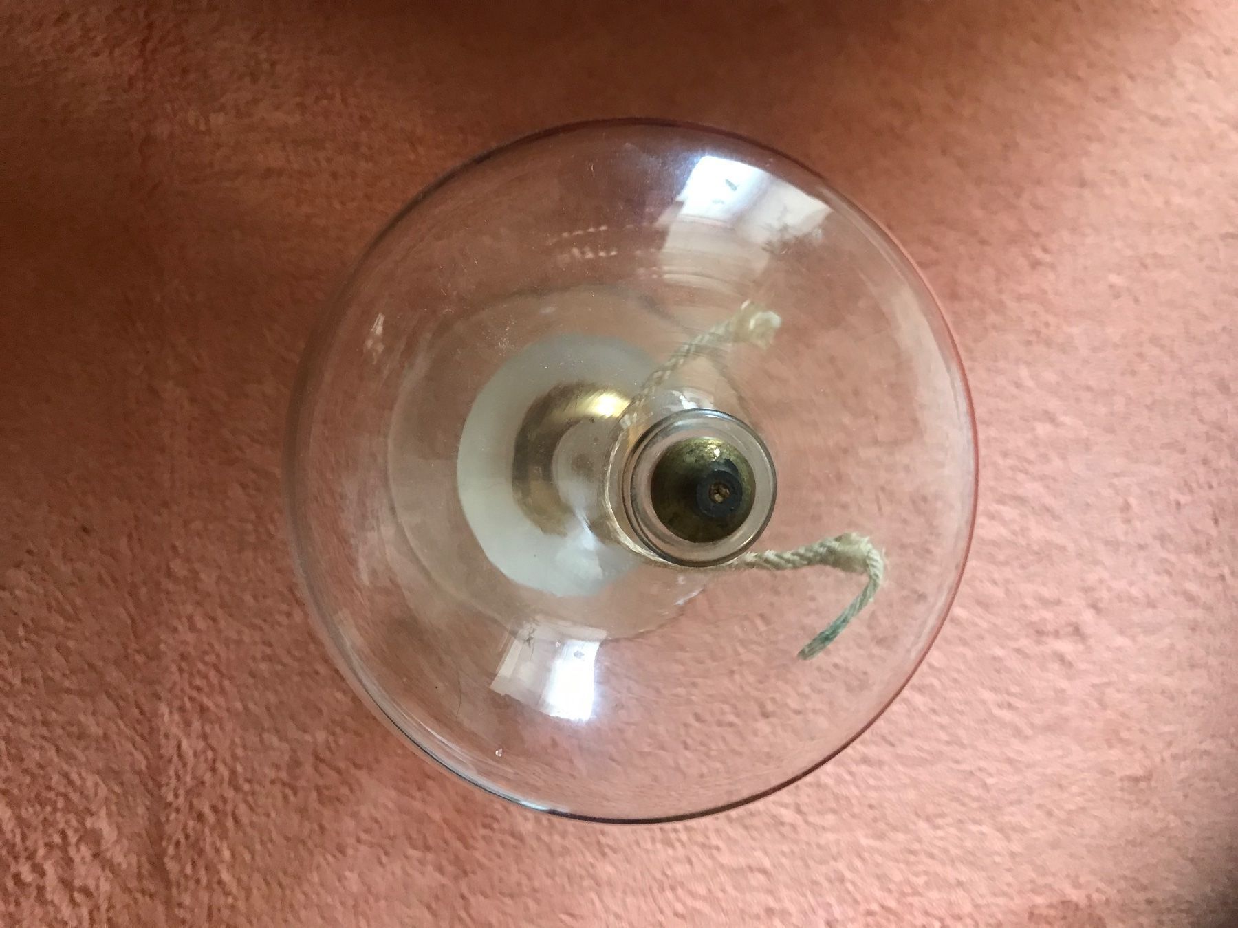 Lampade: Lampe Glas mit docht – Usato da Gretzenbach venduto da Cantate 1