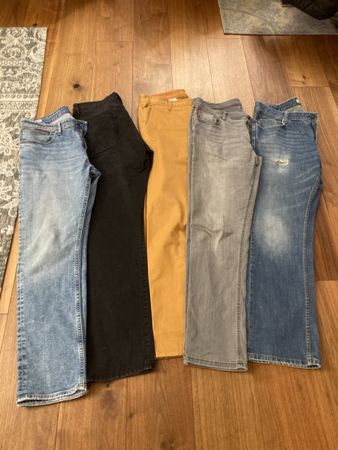 5 Herren Hosen, Replay, Mustang, Docker's, etc.