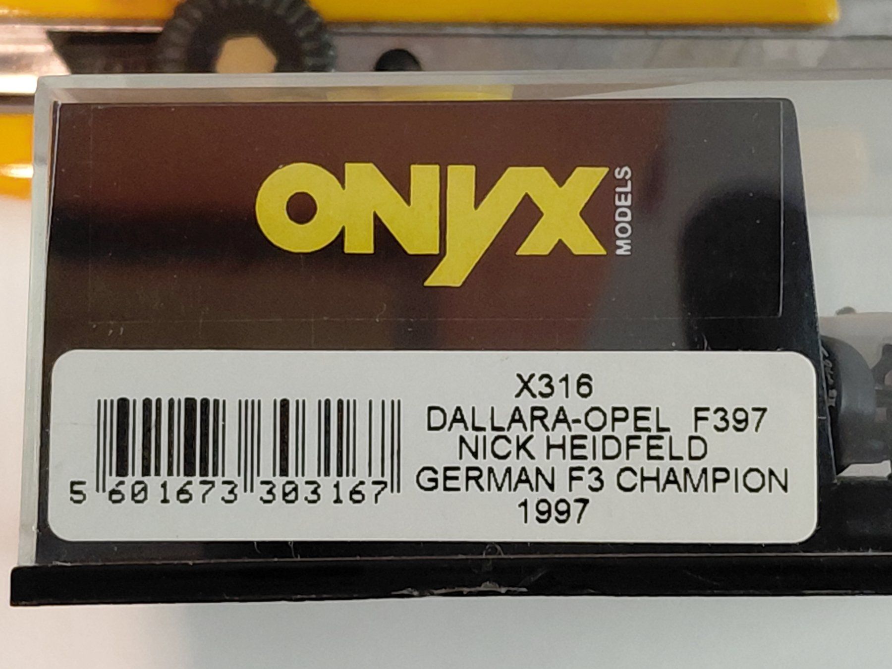 Onyx Modellautos: OPEL Formel 3 – Gebraucht aus Bern von ascona43 1