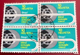 4 er Block Nr.466 mit Stempel  