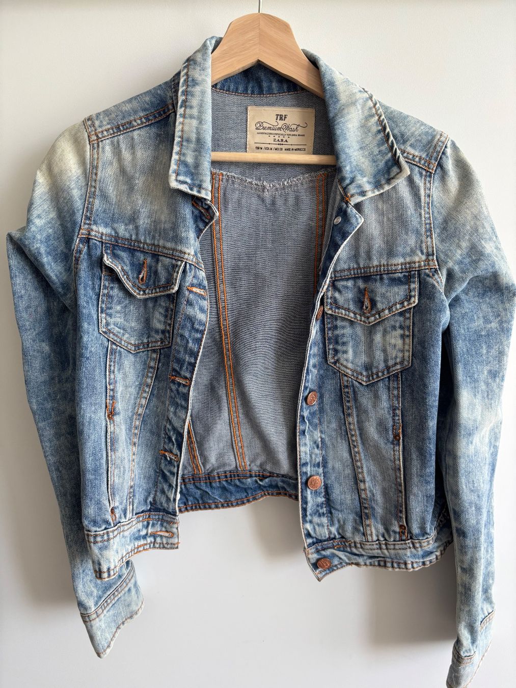 Zara Giacche: Zara acid washed size medium denim jacket – Usato da Steinhausen venduto da ChromeVintage 1