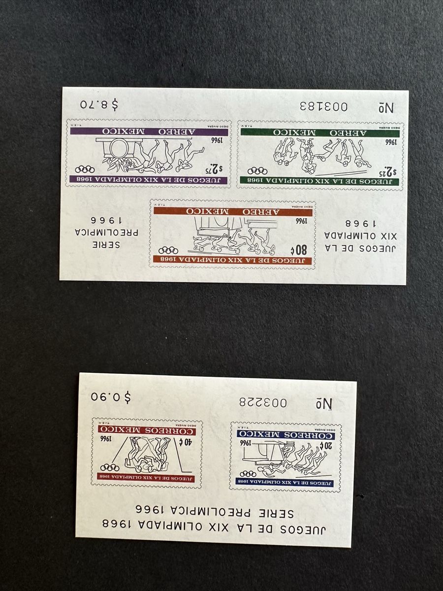 Tous les timbres: Mexiko - 1966 Block 5+6 ** (2) – D'occasion à Schmitten / FR par Samsara169