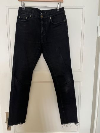 SAINT LAURENT PARIS BLACK DENIM HEDI SLIMANE