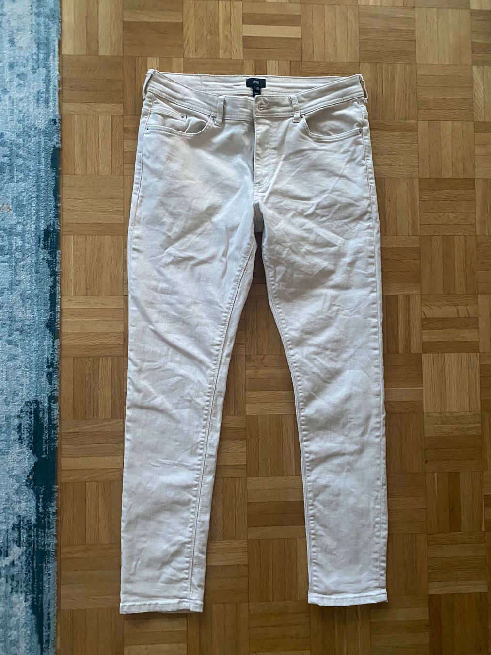 Jeans: Jeans cream River Island 34/32 – Gebraucht aus Zug von estarthyme