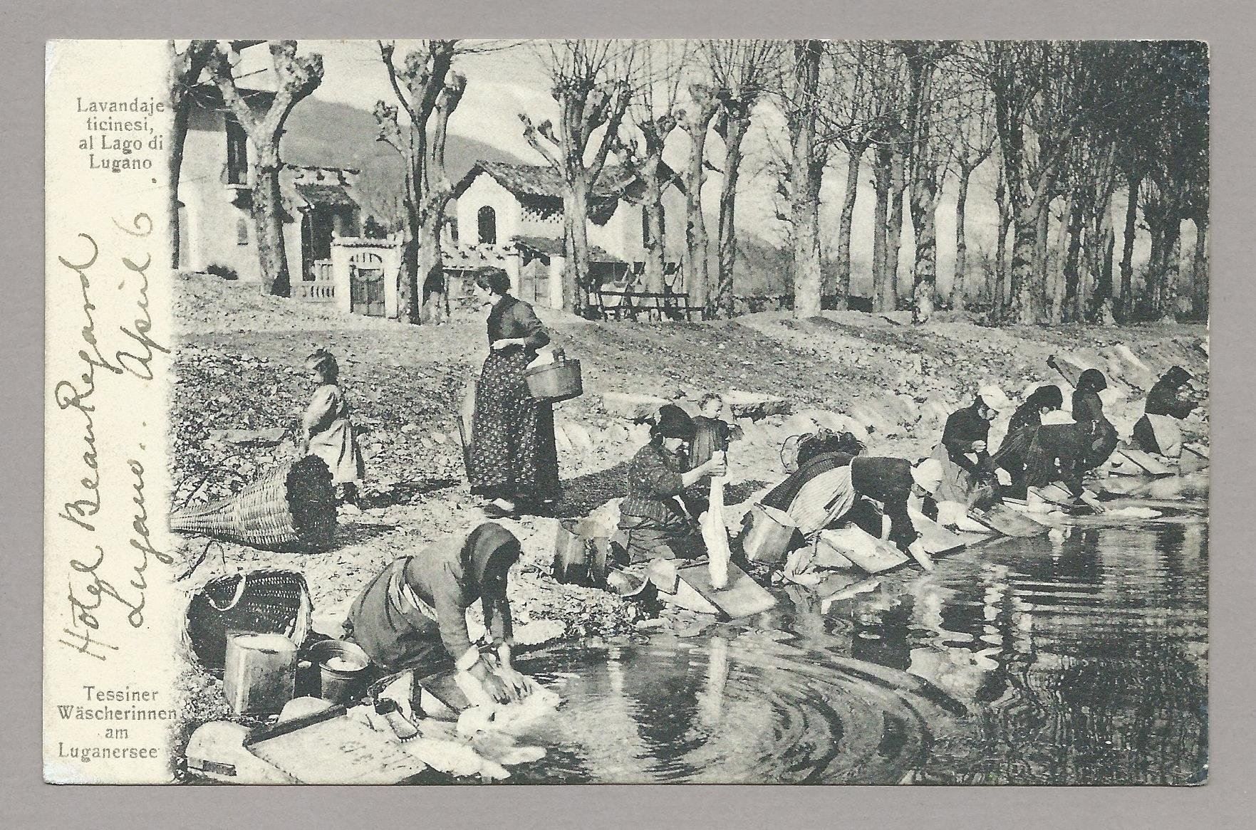 Cartoline postali: LAVANDAIE, SCHMIDHAUSER No. 456, 0 1903 – Usato da Pura venduto da ulisse1957