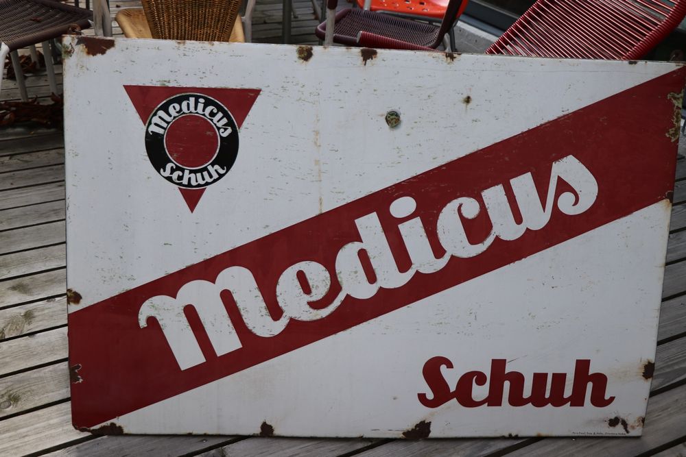 rostige Blech Schild Tafel Gedichtstafel Rost Spruck Patina (Gebraucht) in Burgdorf für CHF 23