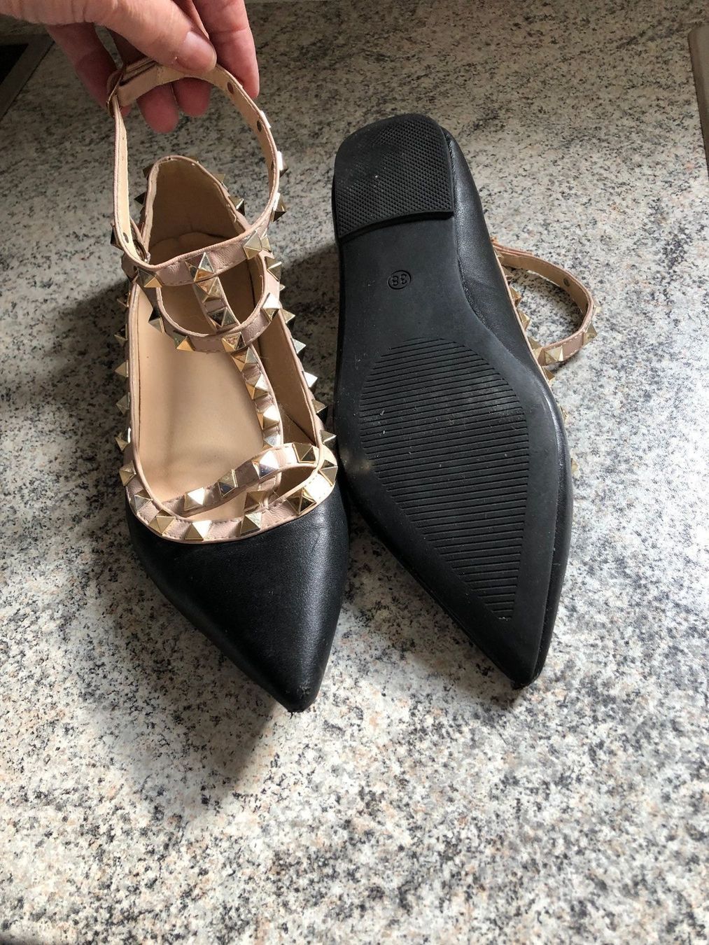Scarpe da donna: Eleganter Damenschuh mit Nieten – Nuovo (secondo la descrizione) da Hittnau venduto da JD-OE 1