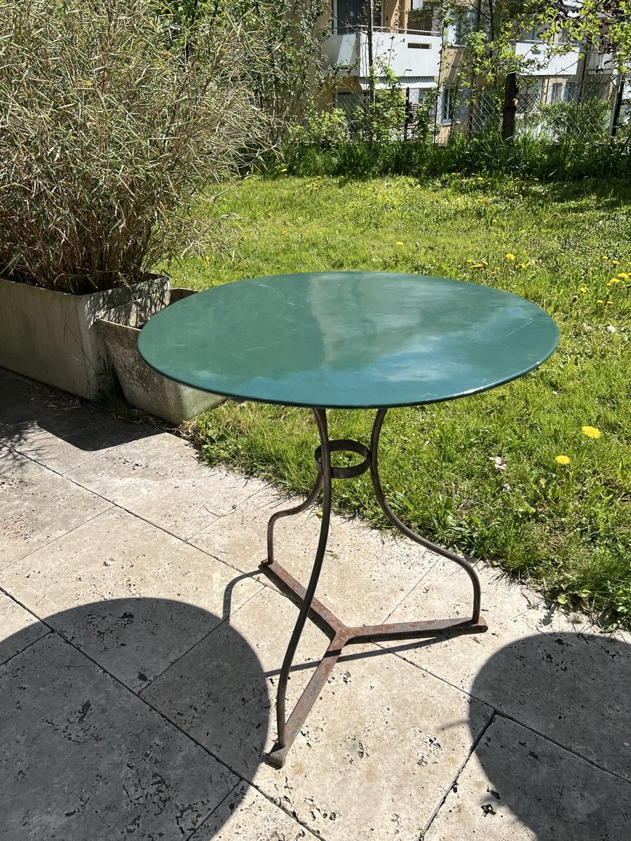 Tables: Art Deco Gartentisch aus Eisen – D'occasion à Wabern par La-Vitrine 2