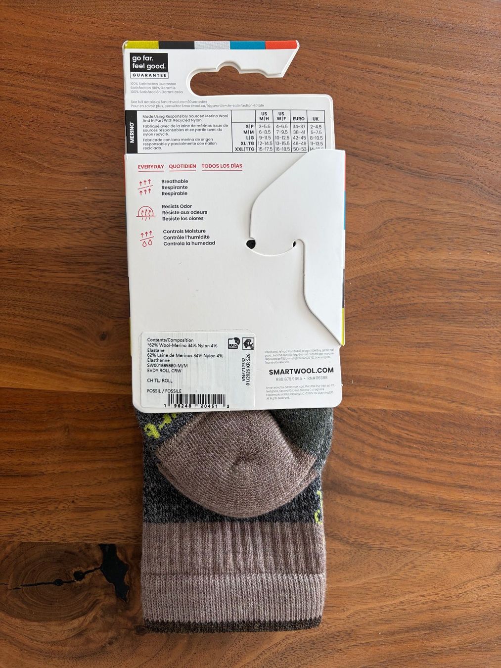 Smartwool Socken: Neu Smartwool Socken Merino Wolle, Grau, M – Neu und originalverpackt aus Wilen b. Wollerau von rosmarin13 1
