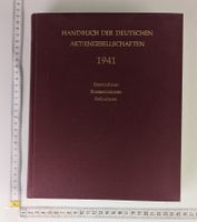 Handbuch Deutsche Aktiengesellschaften 1941 - Eisenbahnen