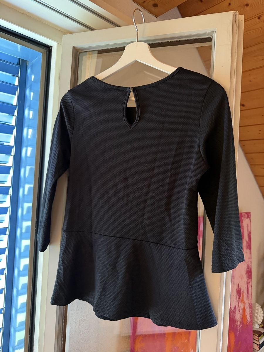 C&A Tops: Peplum Top Black Size S – D'occasion à Zürich par BettinaMarie2308 4