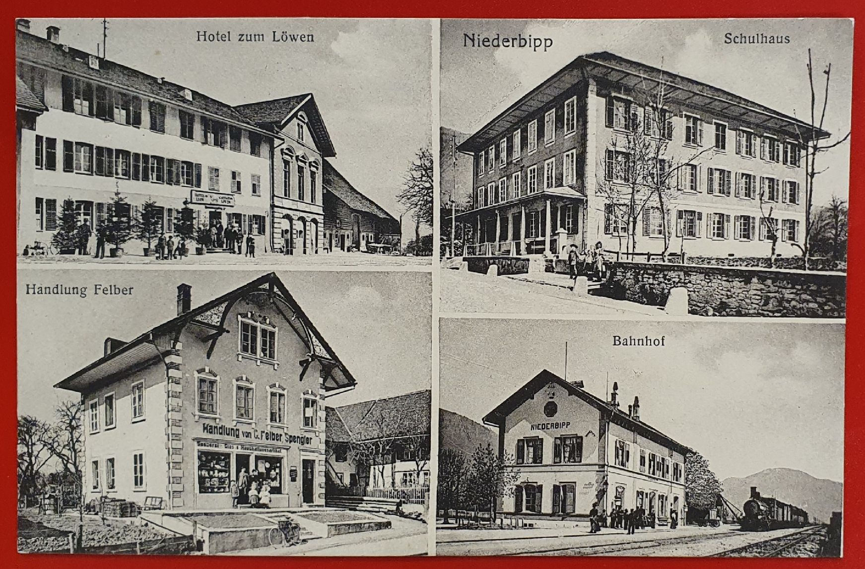 Cartoline postali: Niederbipp - 4 Ansichten – Usato da Kreuzlingen venduto da Rschweiz1