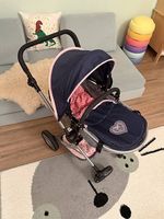 Puppenwagen mit Decke & Kissen