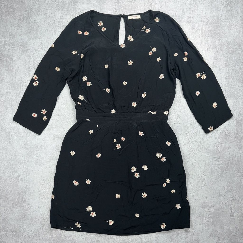 Vestiti: Robe courte I.CODE Noire Fleurie - Taille 34 – Nuovo (secondo la descrizione) da Hauterive NE venduto da Leo_o