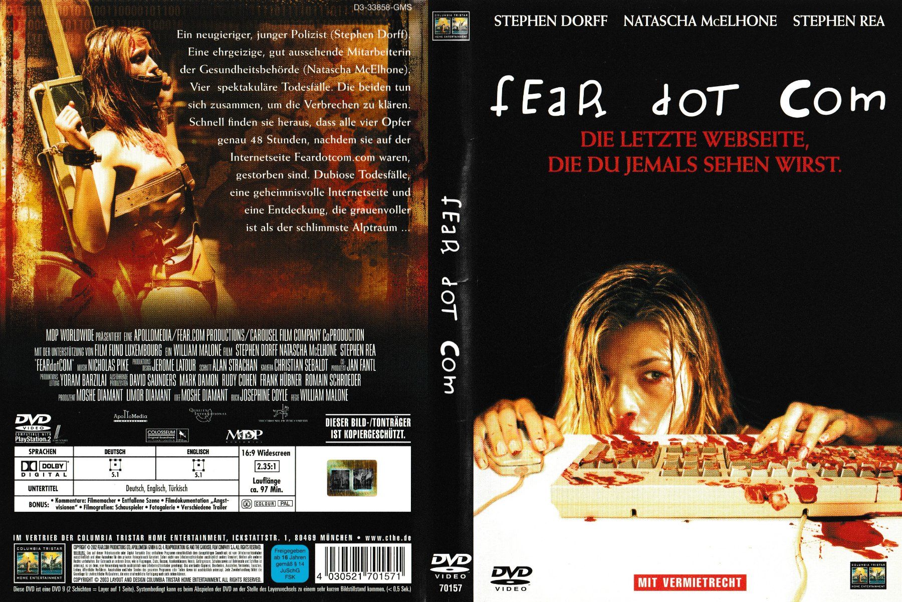 Tous les DVDs: DVD - FearDotCom – D'occasion à Langnau am Albis par MediaRescuerKeLoX