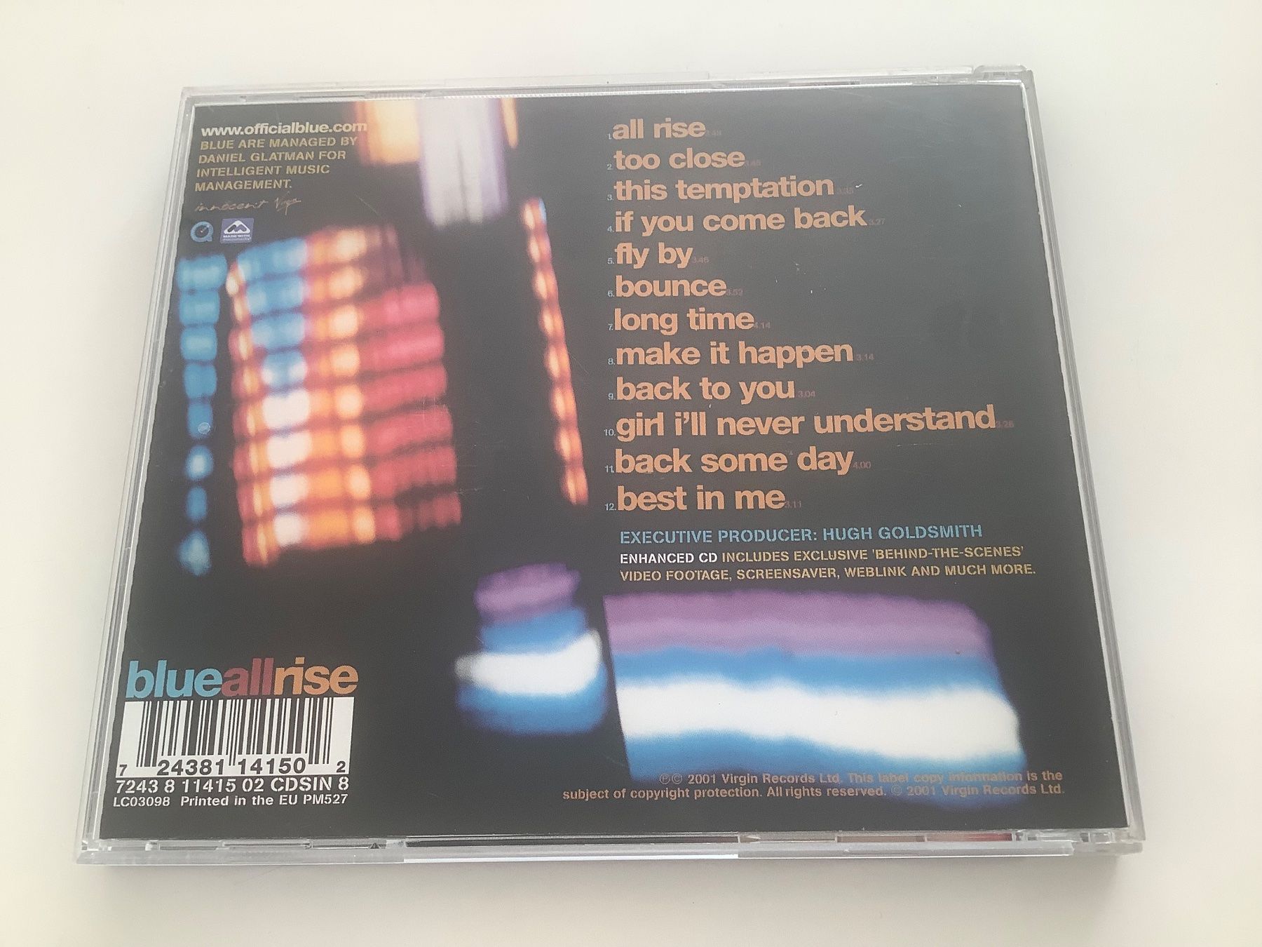 CD: Blue / allrise / 2001 – Usato da Dübendorf venduto da Shreck 1