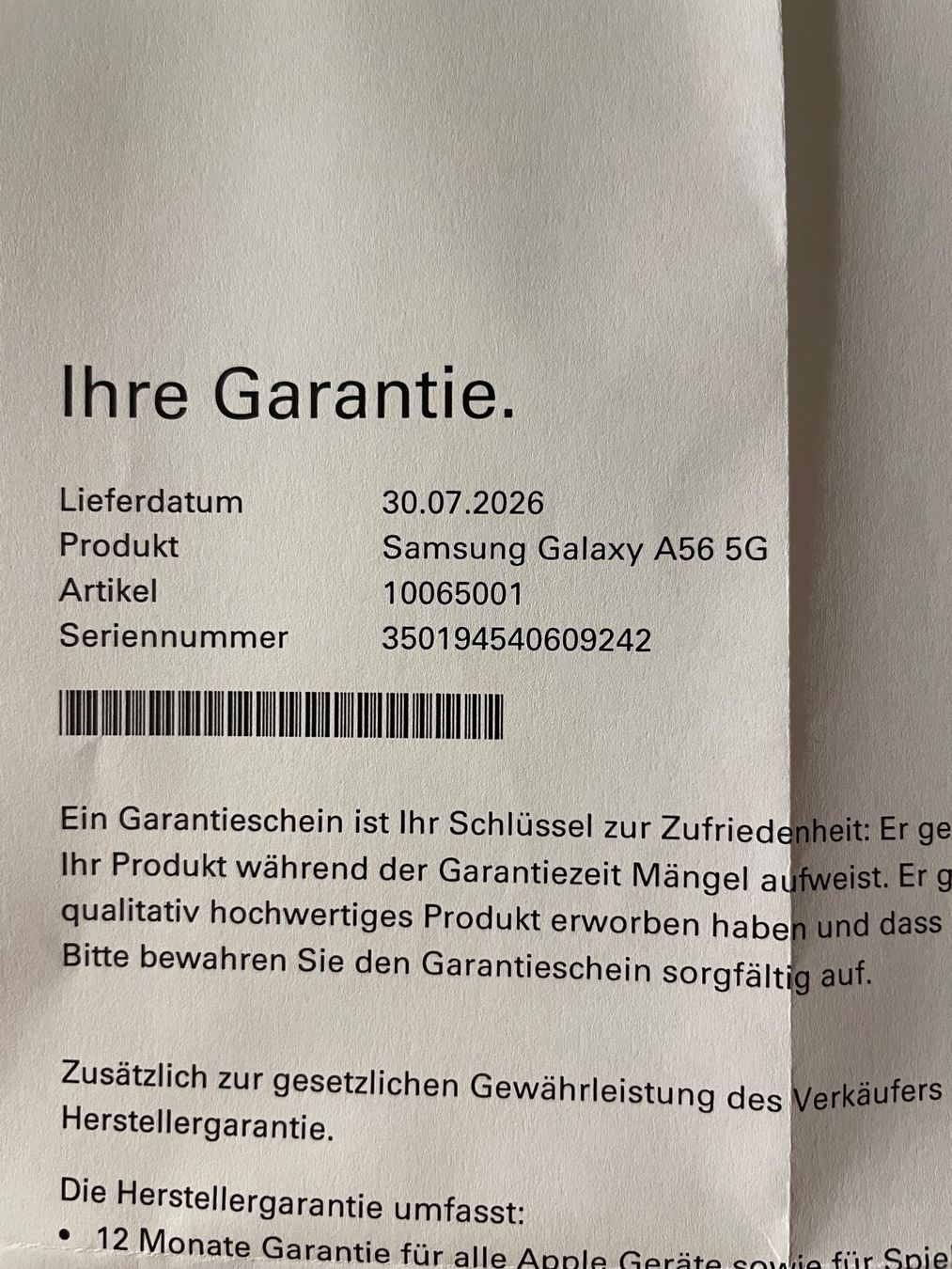 Samsung Telefoni cellulari / Smartphones: Samsung Galaxy A56 256GB – Nuovo e nell'imballaggio originale da Studen BE venduto da Pescatore3 2