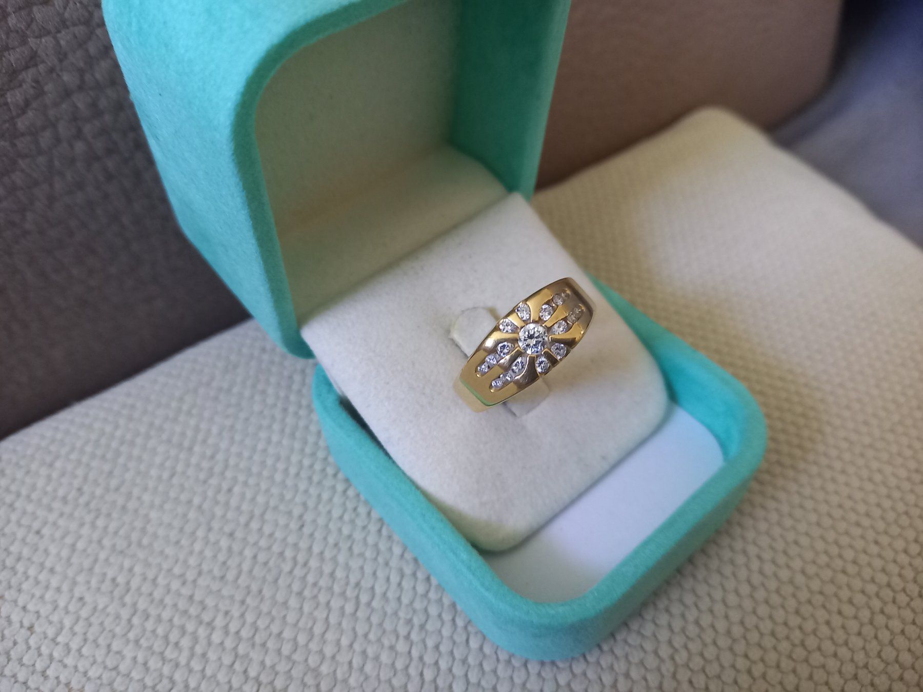 Anelli: Ein wunderschöner Herren-Ring mit Brillanten – Usato da Rickenbach LU venduto da pepan44 1