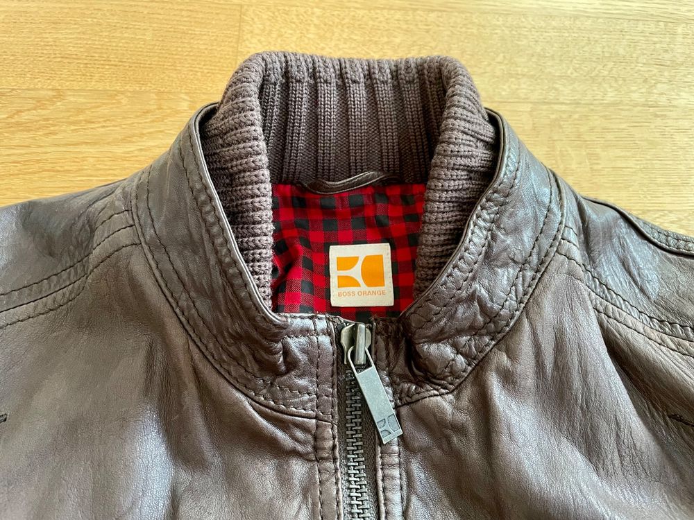 Herrenbekleidung Hugo Boss Orange Strickjacke Herren HUGO