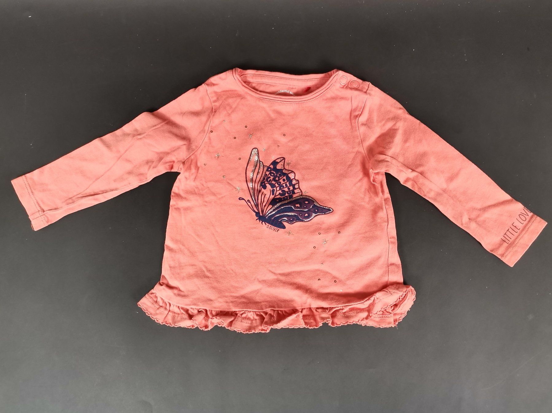 S.Oliver Camicette, T-shirt & Top: S.OLIVER Baby Langarmshirt Orange Gr. 68 – Usato da Schaffhausen venduto da Restwert_SH