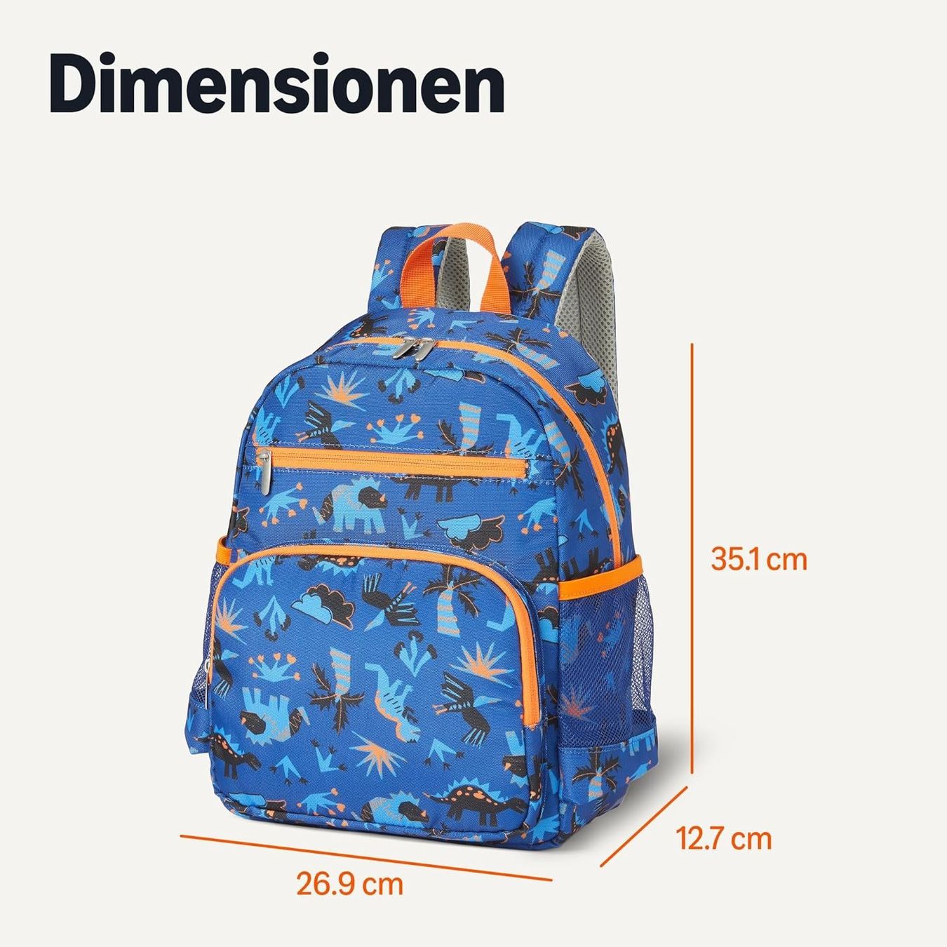 Borse & Zaini: Kinder Schulrucksack Marineblau mit Fächern – Nuovo e nell'imballaggio originale da Suhr venduto da SchnapperCH 4
