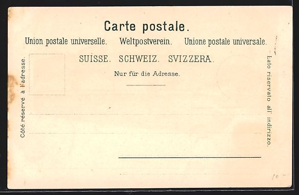 Ansichtskarten: Litho Luzern, Blick vom See auf die Stad – Gebraucht aus Berlin von bartko-reher 1