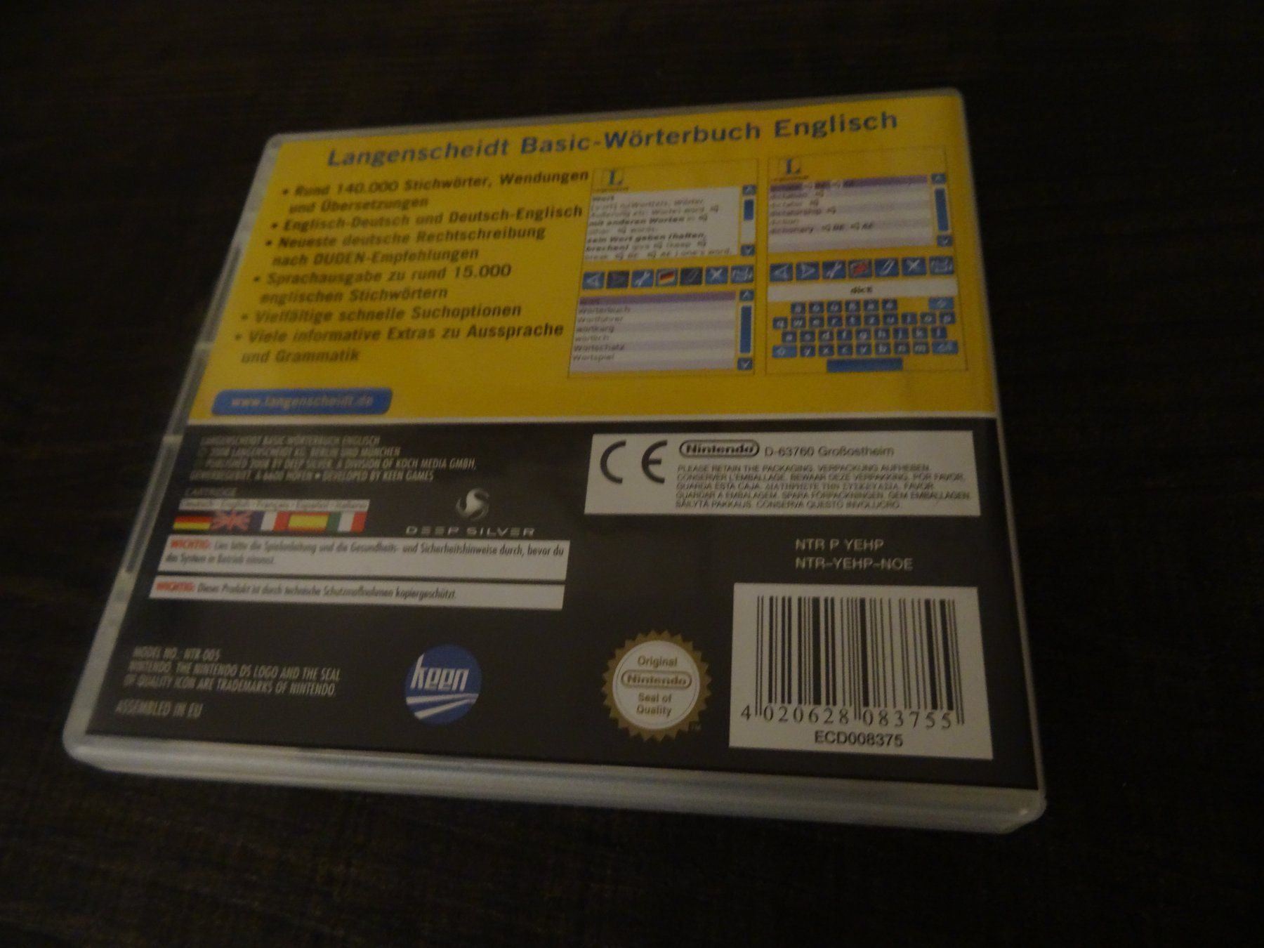 Spiele: Basic-Wörterbuch Englisch DS – Gebraucht aus Olten von Disc-Ausverkauf 2