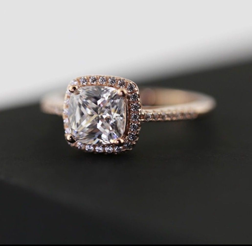 Ringe: Halo Ring Rosegold, 52 – Neu (gemäss Beschreibung) aus Frauenfeld von womensworld 3