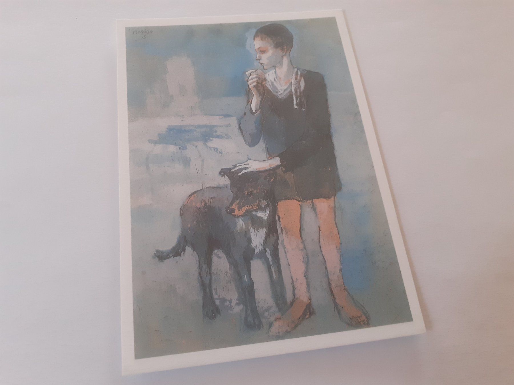 Cartoline postali: PABLO PICASSO - GARCON au CHIEN – Usato da Winterthur venduto da Ornyx7