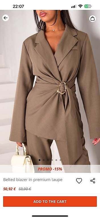 Giacche: Blazer mit Gurt – Usato da Spreitenbach venduto da Sabrina.dc