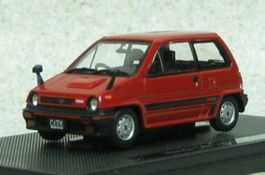 Honda Jazz / City Turbo 1983-1986 RHD rot / schwarz    1:43