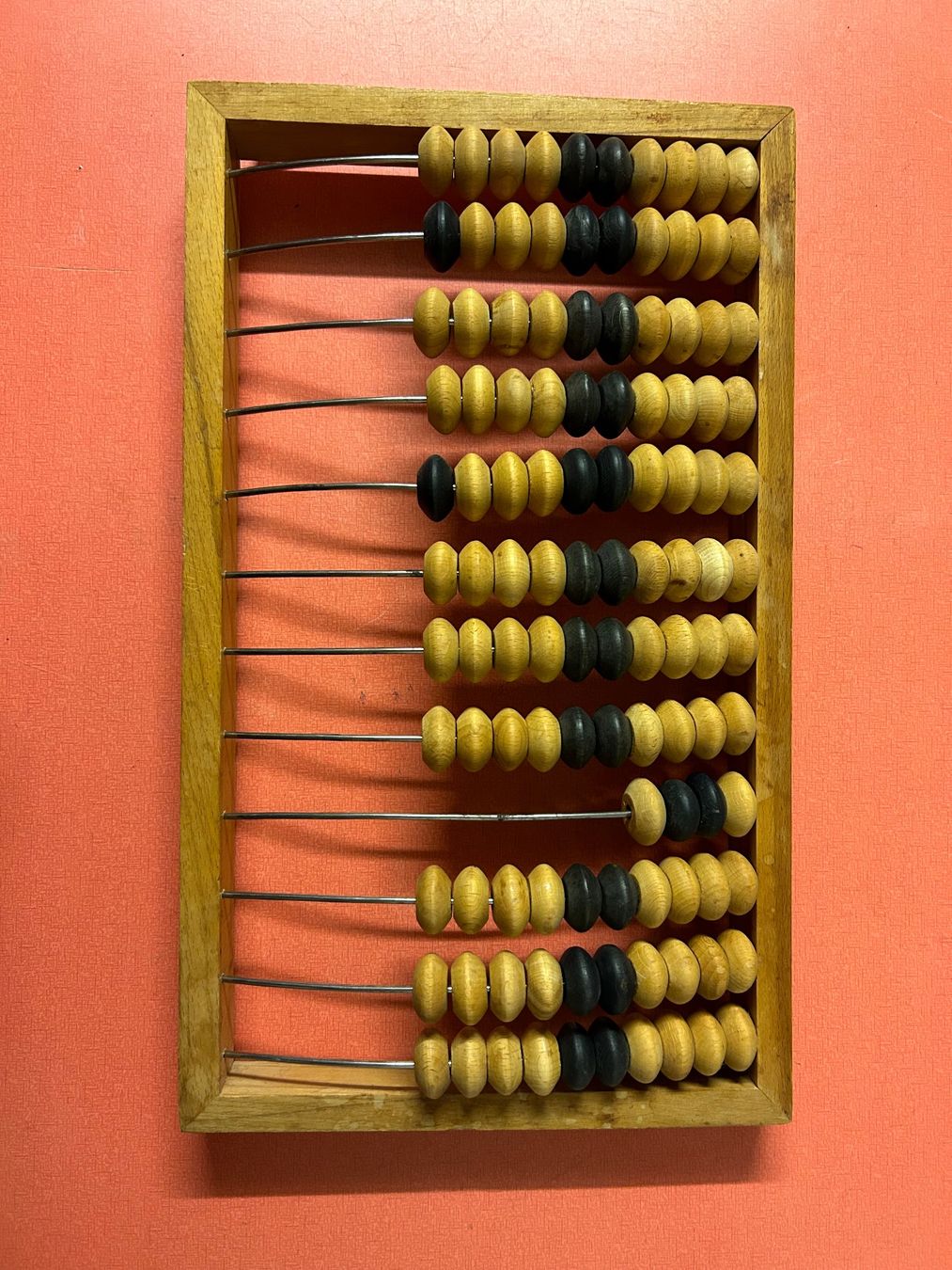 Taschenrechner: Antiker Rechenschieber, Holz, Vintage Schulbedarf – Gebraucht aus Lanzenhäusern von vic63