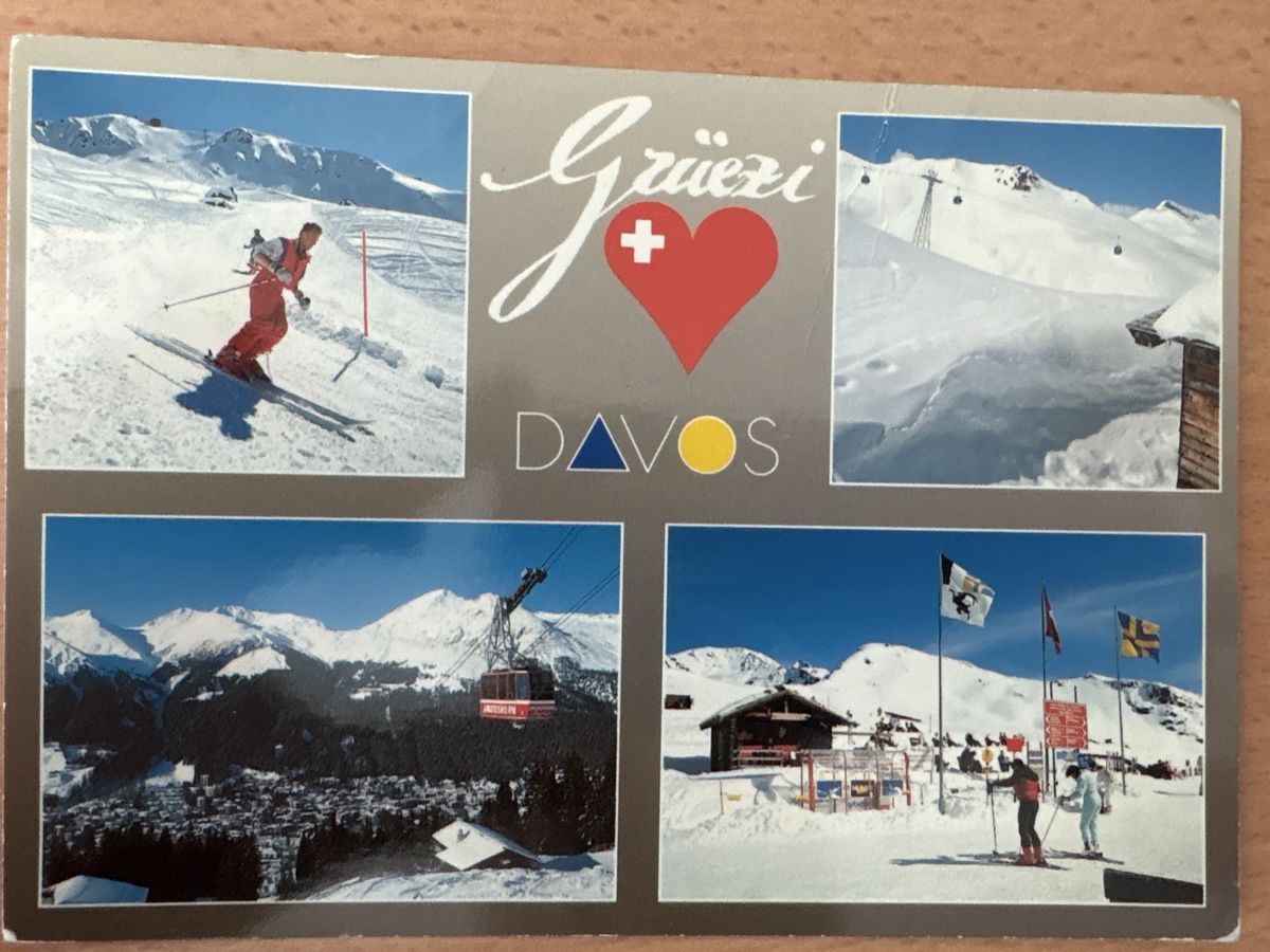 Cartoline postali: Ansichtskarte Davos 1994 – Usato da Fislisbach venduto da BadensiA