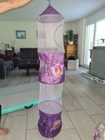 Hängeregal violett mit Eulen